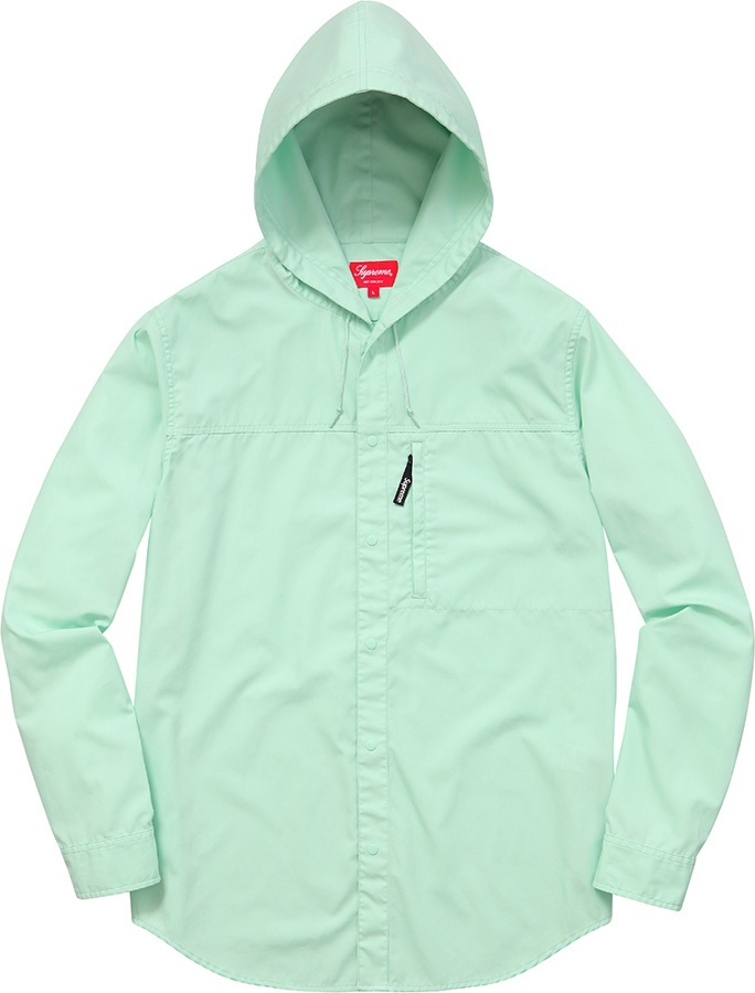 Hooded Snap Front Shirt view 2